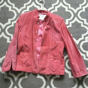 suede jacket David Brooks NWOT